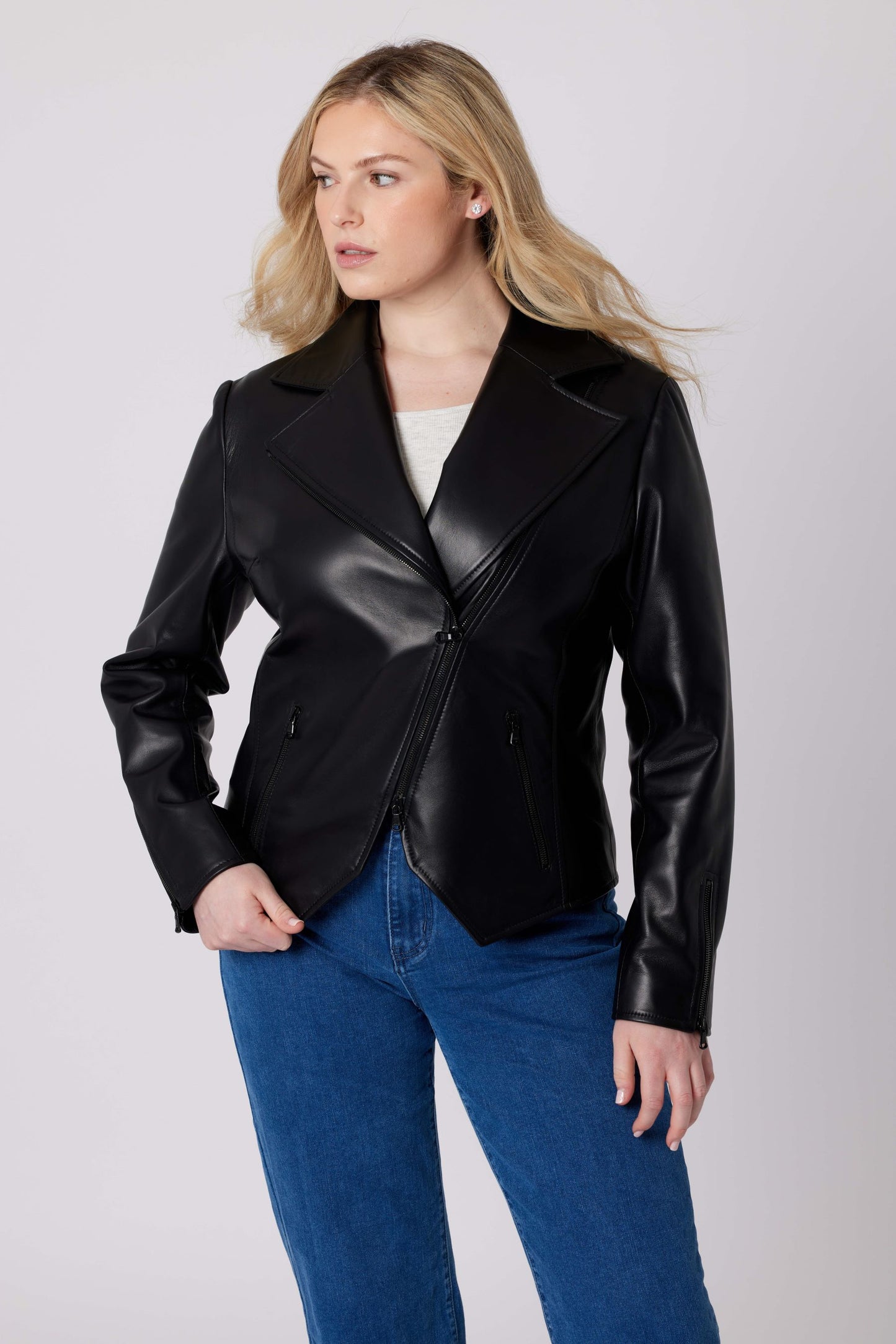 Contoured Moto Jacket