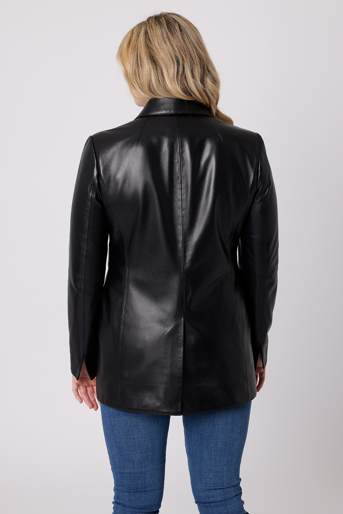 RELAXED BLAZER PLUS SIZE BACK IMAGE